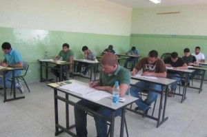 ارتياح بين طلاب التوجيهي لامتحان الرياضيات