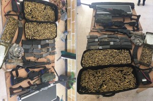 القبض على 19 شخصاً وضبط اسلحة ومخدرات بسلسلة مداهمات (صور)