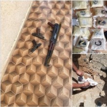 بالصور..ضبط 3 مطلوبين ومخدارت بمداهمة في البادية الشمالية