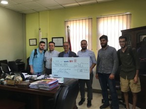 "تكنولوجيا المعلومات" بجامعة البترا تفوز بالمركز الأول في مسابقة المشاريع الريادية