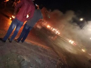 احتجاجات في ناعور بعد توقيف حراكي