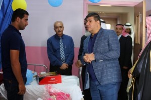 بالصور...السعود يهاتف الشياب شاكرا بعد زيارته الى مستشفى البشير برفقة وجهاء وشيوخ الدائرة الثانية