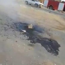 الطاقة تنفي صحة مقطع فيديو يوثق خروج النفط في منطقة الأزرق