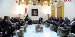 ماذا قال رئيس البرلمان السوري لوفد المحامين الأردنيين ؟