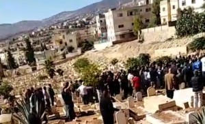 تشييع جثمان الطفلة "هند العزة" أحدى ضحايا حادثة البحر الميت في جرش