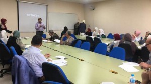 ورشة عمل بكلية الصيدلة والعلوم الطبية بجامعة عمان الاهلية بعنوان:  protein electrophoresis and western blotting