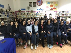 محاضرة للمركز الوطني لتكنولوجيا المعلومات في  مدارس الجامعة الأولى حول الجرائم الإلكترونية