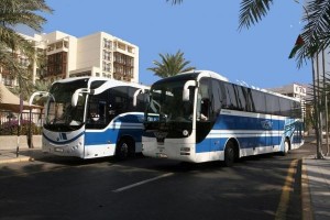 الاعتداء على حافلات لشركة جت .. . وحداد  : ماجرى مفتعل من قبل شركات منافسة