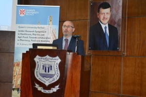 الملتقى البحثي الأول لجامعة كوينز- بلفاست - البريطانية مع الجامعات الاردنية  في جامعة عمان الأهلية
