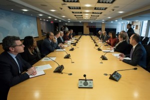 بالصور... الرزاز يلتقي المدراء التنفيذيين في مجموعة البنك الدولي