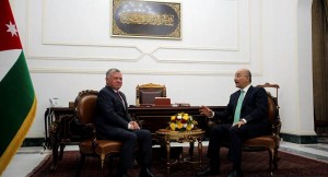 الرئيس العراقي مخاطبا الملك : " أهلا بكم ضيفا كبيرا على العراق، فأنت منا وفي بيتك".