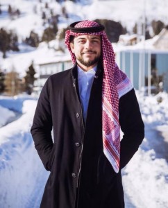 ولي العهد: "بين اجتماعات العمل في دافوس يوم أمس"