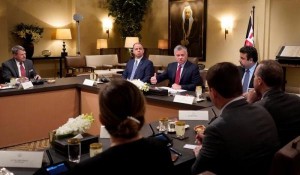 الملك لـ زملاء كابستون: اقامة الدولة الفلسطينية وعاصمتها القدس الشرقية