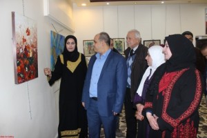 الزغول يرعى افتتاح معرض تشكيليات اربد الاول