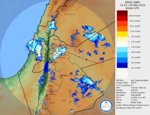 مركز الازمات يوضح أماكن تساقط الامطار بغزارة