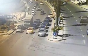 اصابتان بتصادم 5 مركبات في رأس العين