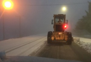 بالصور .. ثلوج في الشوبك