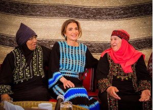 الملكة رانيا: أهالي المفرق المعروفين بكرمهم ونخوتهم وإنسانيتهم