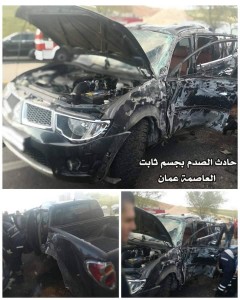 بالصور.... وفاة واصابة بليغة اثر حادثين متفرقين في اربد و عمان