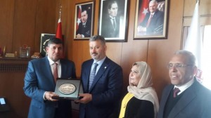 السعود يلتقي رئيس لجنة فلسطين في البرلمان التركي