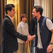 سمو ولي العهد الأمير الحسين يلتقي الطلبة المتأهلين في مسابقة إنتل العالمية