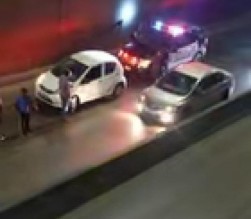 وفاة شخص دهسته مركبة واسقطته اسفل نفق الدوار السابع