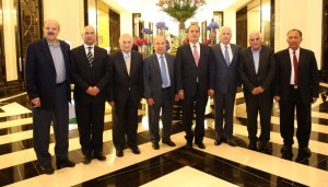 بالصور ... رؤساء مجلس إدارة ومدراء شركة البوتاس العربية السابقين على مأدبة الصرايرة