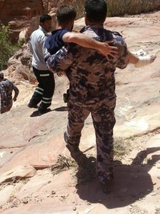 إنقاذ سائح خمسيني ضل طريقة في البترا