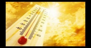 ارتفاع على درجات الحرارة وطقس حار نسبياً