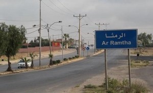 بعد عودة الهدوء في الرمثا .. البدء بأعمال الصيانة وإزالة أثار أعمال الشغب