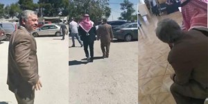 صور  جلالة الملك بزيارته السرية للأراضي والمساحة