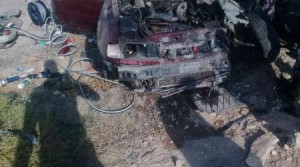 4 وفيات في حادث سير مروع على الطريق الصحراوي