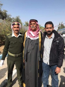 تهنئة من المهندس ذياب الحجاج الى الدكتور لورنس الحجاج