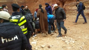 وفاة سائح اثر سقوط حجر عليه على رأسه في البترا