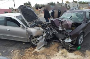 وفاة شخص واصابتان اثر حادث تصادم في جرش