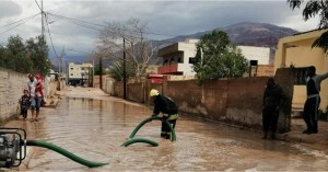 اخلاء 8 منازل داهمتها المياه في الهاشمية