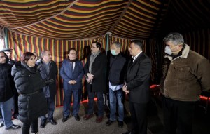 يوم الوفاء... وزيرا النقل خالد سيف والسياحة مجد شويكة بزيارة شكر لشركة جت للنقل السياحي