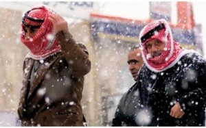 زخات ثلجية فوق المرتفعات فجر السبت