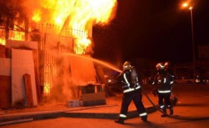 ارتفاع عدد وفيات حريق صافوط الى وفاتين و11 اصابة