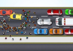 الأمن يحذر من التجمهر حول الحوادث