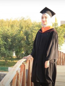 المهندسة سارة محمود ابو جابر ..ألف مبروك التخرج