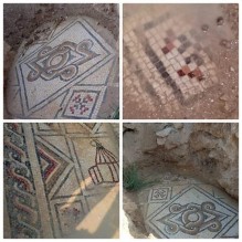 العثور على مجموعة من قطع الفسيفساء في محافظة عجلون