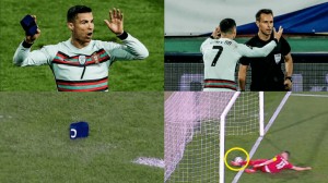 طرح شارة الكابتن رونالدو الغاضب في مزاد