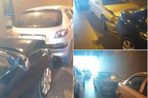 عمان: تصادم 6 مركبات بنفق في صويلح