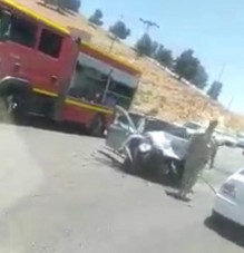 5 اصابات بينها 3 بالغة بتصادم مركبتين في المفرق