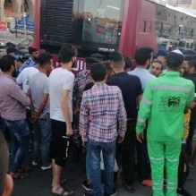 الباص السريع يدهس مواطنا في صويلح والامين يعلق