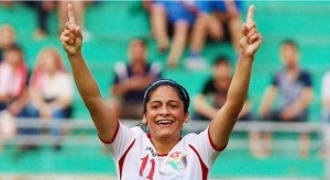 الأردنية جبارة بالمركز السابع عالميا في قائمة أبرز الهدافات