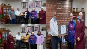 مدير التربية والتعليم للواء ماركا يكرم طالبات التوجيهي المتفوقات بمدارس الجامعة الثانية