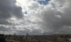 عدم استقرار جوي يؤثر على اجزاء من الأردن منتصف الاسبوع