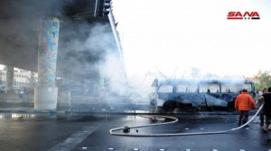 13 قتيلا و3 جرحى بتفجير استهدف حافلة في دمشق